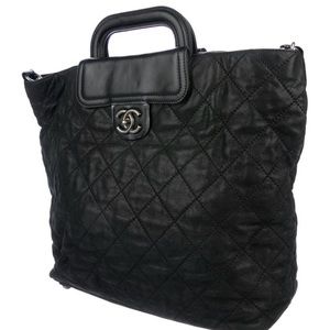 ❌ sold 💯 Chanel In The Mix Black Shopping Tote